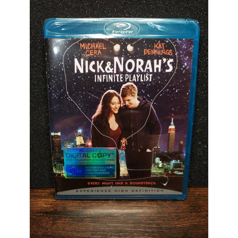 Nick and Nora's Infinite Playlist (Blu-ray, 2008, 2-Disc Set, New)